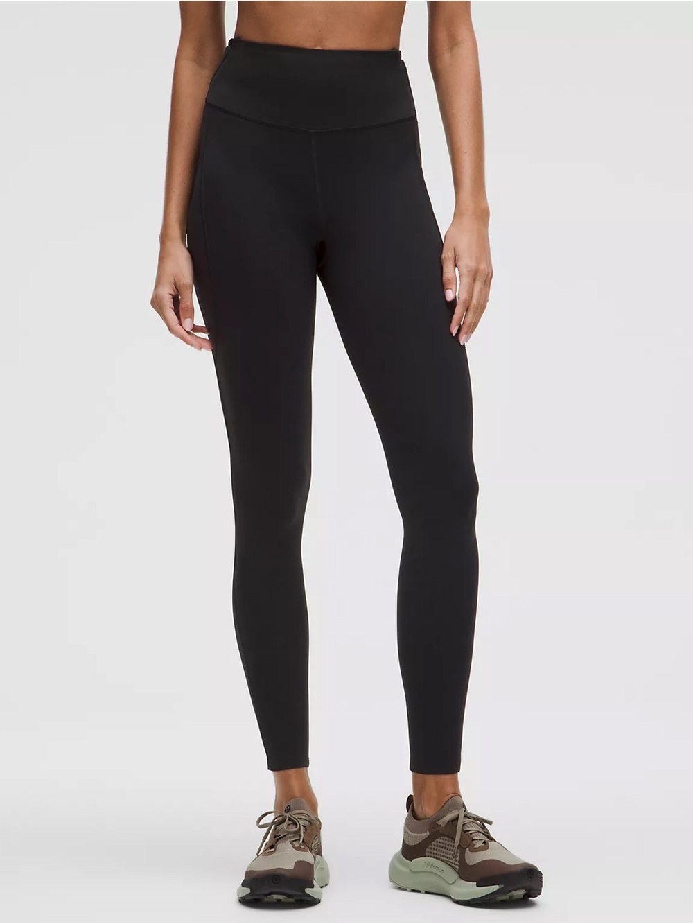 Lululemon fast and free high-rise tights 28" with pockets black.